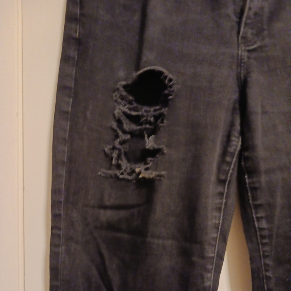 Ralph Lauren Black ripped Jean pants sz 16 nwto - Picture 3 of 7